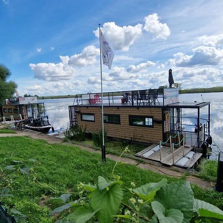 Отель Hausboote Unteres Odertal Hausboot Kranich Шведт  Экстерьер фото